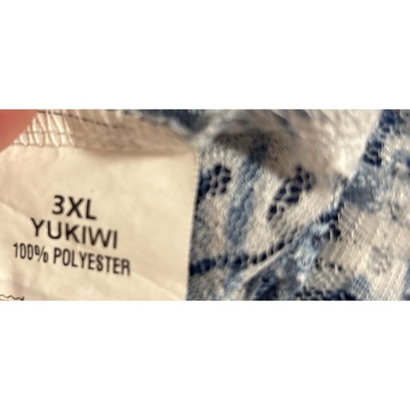 Sheer Kimono Womens 3X Swiss Dot Floral Summer Vacation Resortwear Polka Dot - Picture 8 of 8